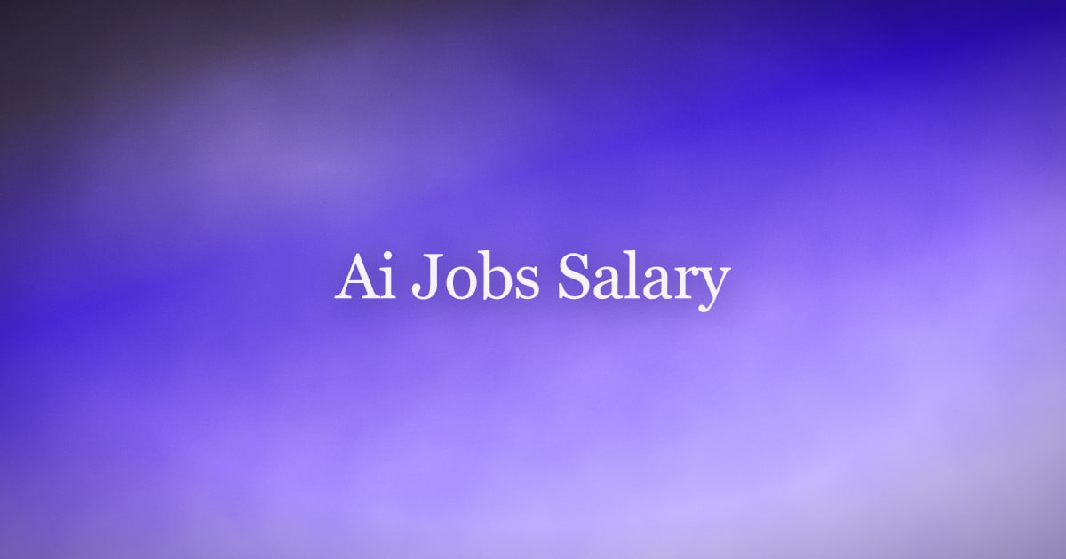 AI Jobs Salary 2026: Highest-Paying AI Roles & Researcher Pay