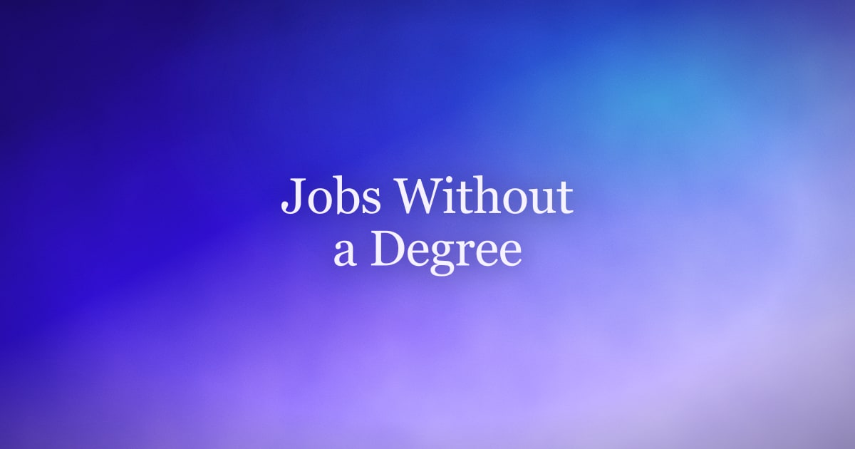 Highest-Paying Jobs Without a Degree in 2026