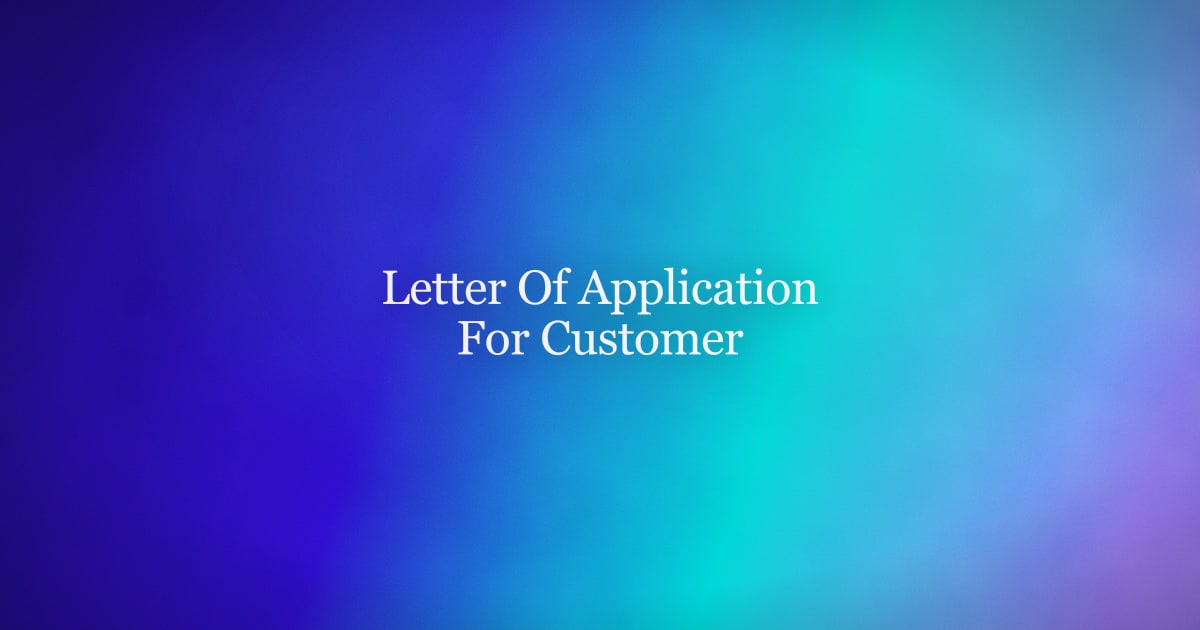 How to Write a Letter of Application for Customer Service (With Sample)